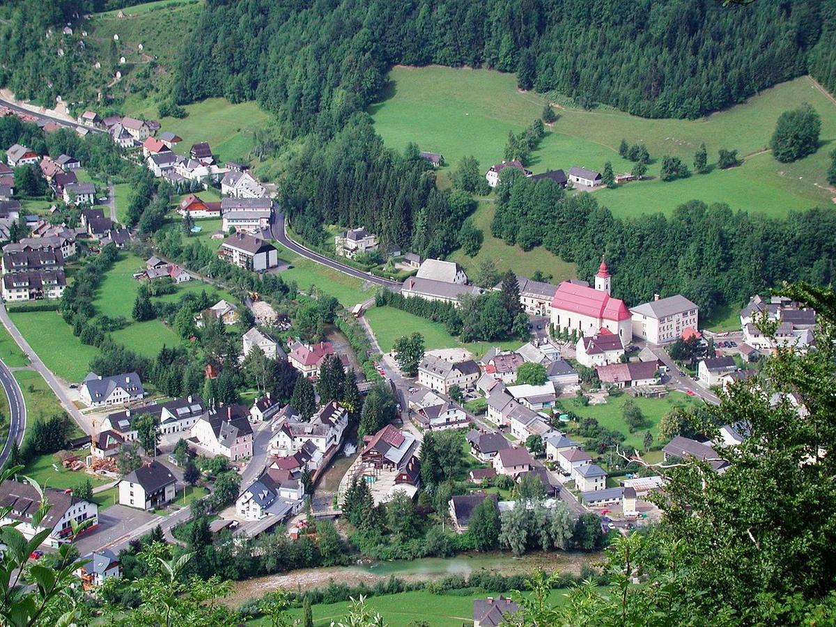 Hotel Zum Goldenen Hirschen Göstling an der Ybbs Exterior foto
