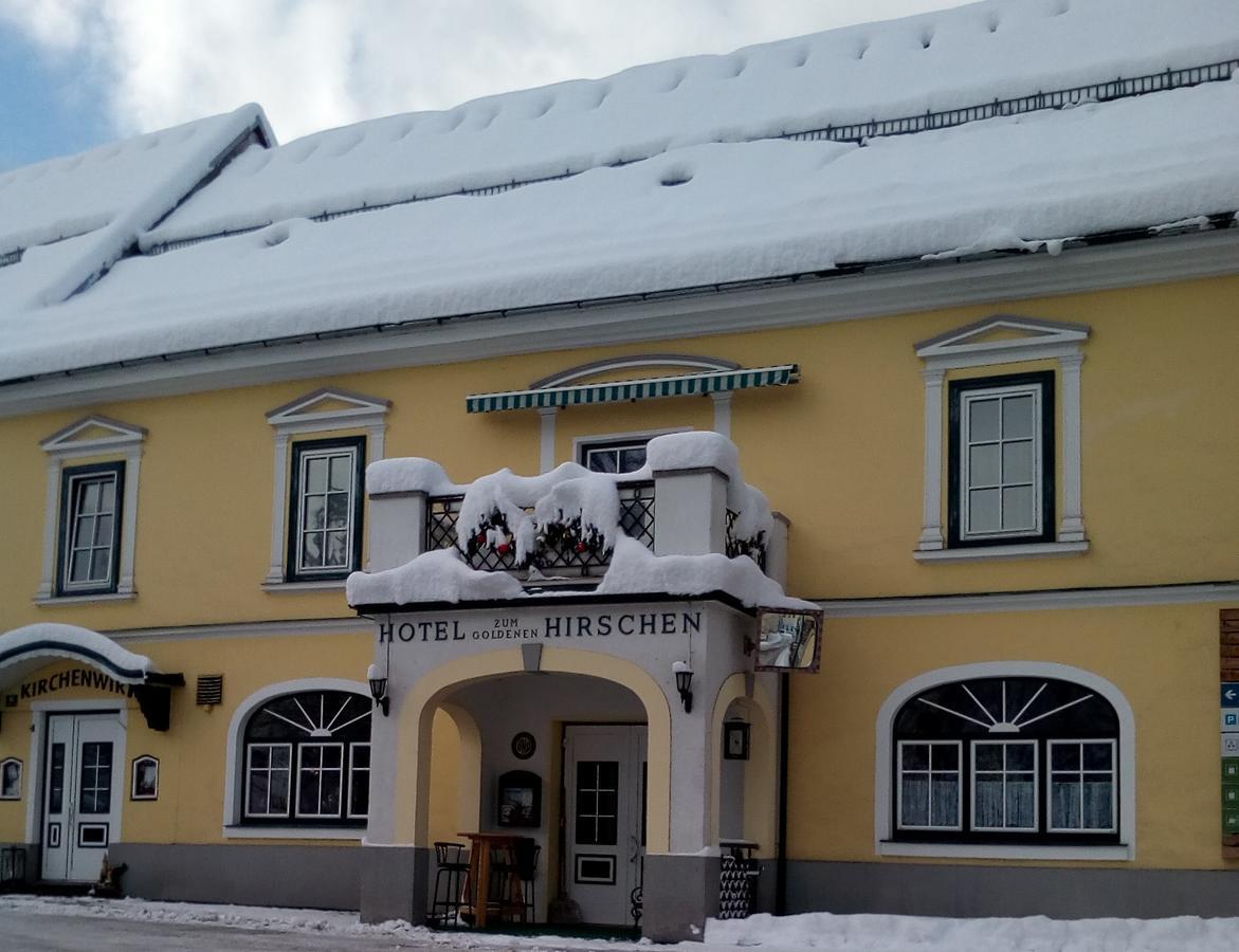 Hotel Zum Goldenen Hirschen Göstling an der Ybbs Exterior foto